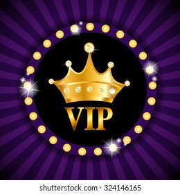 VIP Members Card Vector Illustration EPS10