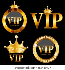 VIP Members Card Vector Illustration EPS10
