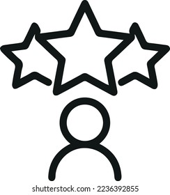 Icono de línea mínima VIP. Diseño de símbolo de trazo web. Señal VIP aislada en un fondo blanco. Icono de línea Premium.