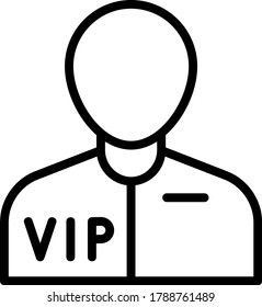 VIP Movement services Cocnept Vector Icon Design