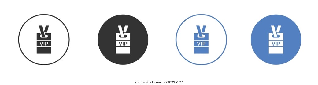 Ícone de tag pescoço VIP para web design. pixel ícones planos perfeitos