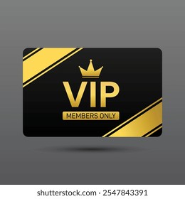 Insignia de acceso dorado solo VIP
