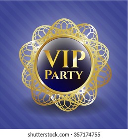 VIP Party gold badge