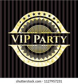 VIP Party gold emblem