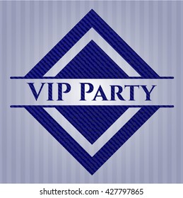 VIP Party jean background