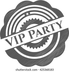VIP Party pencil effect