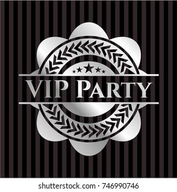 VIP Party silver emblem