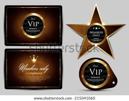 Vip pass collection design