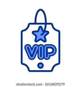 Vip Pass Icon Element For Design