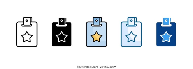 Vip Pass Icon Set Multiple Style Collection