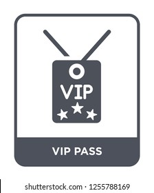 Vip Pass Icon Vector On White Background, Vip Pass Trendy Filled Icons From Luxury Collection, Vip Pass Simple Element Illustration