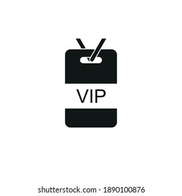 VIP person icon. Badge. simple vector illustration on a white background.