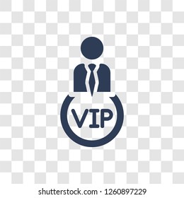 Vip Person Icon. Trendy Vip Person Logo Concept On Transparent Background From Cinema Collection