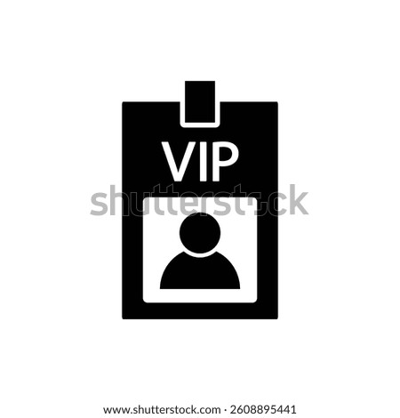 vip person icon vector vip privilage symbol logo