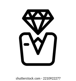 Icono De Persona Vip Icono Vector Ilustración De Diseño
