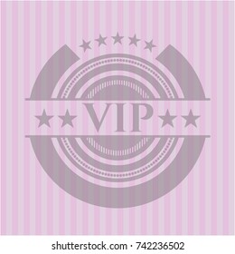 VIP pink emblem