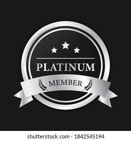 VIP Platinum Membership Platinum Badge ,premium Quality ,  Premium Invitation Card Poster .