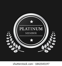 VIP Platinum Membership Platinum Badge ,premium Quality ,  Premium Invitation Card Poster .