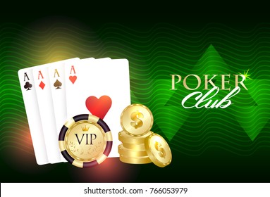 VIP Poker Club banner.