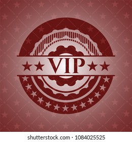 VIP red emblem. Vintage.