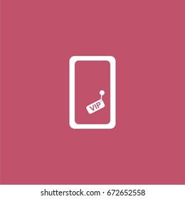 vip room icon. vector sign symbol on white background
