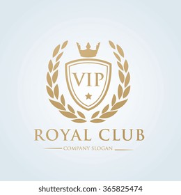 VIP Royal Club Logo Template
