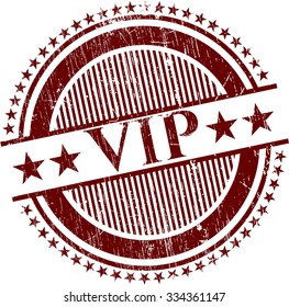 VIP rubber grunge texture stamp