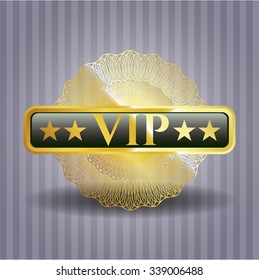 VIP glänzendes Emblem