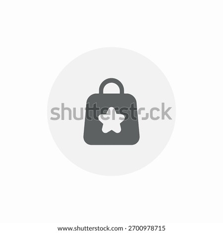 vip shopping icon sign vector