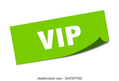 Vip Sign. Vip Square Isolated Sticker