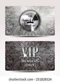 VIP silver cards