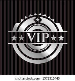 VIP silvery shiny emblem