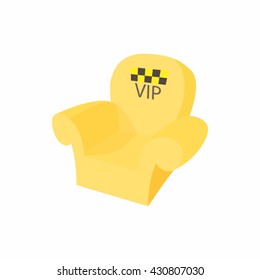 VIP taxi armchair icon