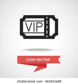 Vip Ticket Icon