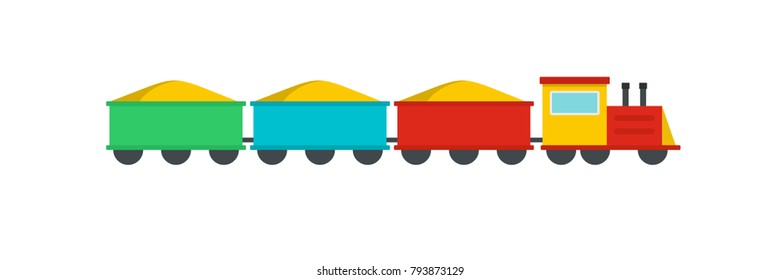 VIP train icon. Flat illustration of vip train vector icon for web.
