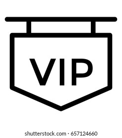 Vip Vector Icon
