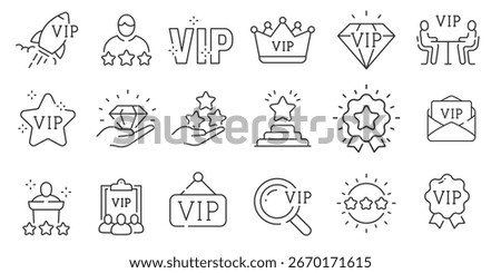 Vip vector icon illustration image