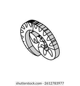 viper animal snake isometric icon vector. viper animal snake sign. isolated symbol illustration