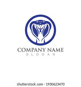 Viper head logo and symbol vector icon
