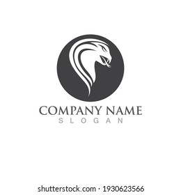 Viper head logo and symbol vector icon