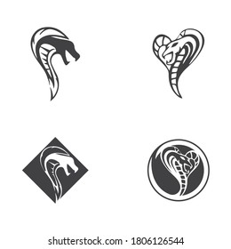 viper head logo template design