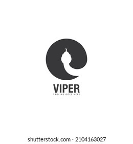 viper logo vector icon illustration design 
