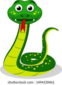 Viper smiles with his tongue sticking out on a white background. Character