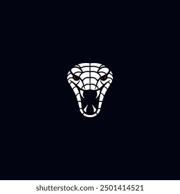 viper snake animal logo vector illustration template design