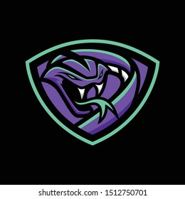 Viper Snake Animal Mascot Logo