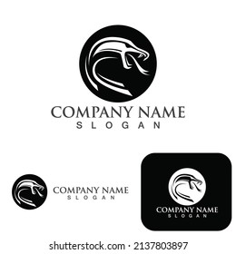 viper snake logo design element  danger snake icon. viper symbol