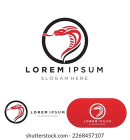 VIP-Schlange Logo Design Element Gefahr Schlange Ikone. Viper-Symbol