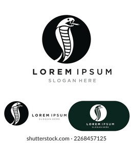 viper snake logo design element  danger snake icon. viper symbol