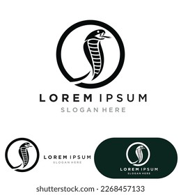 viper snake logo design element  danger snake icon. viper symbol