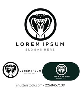 viper snake logo design element  danger snake icon. viper symbol